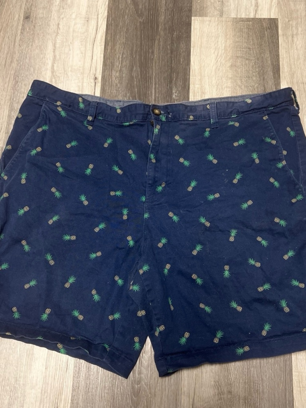 George Navy Shorts with Pineapples